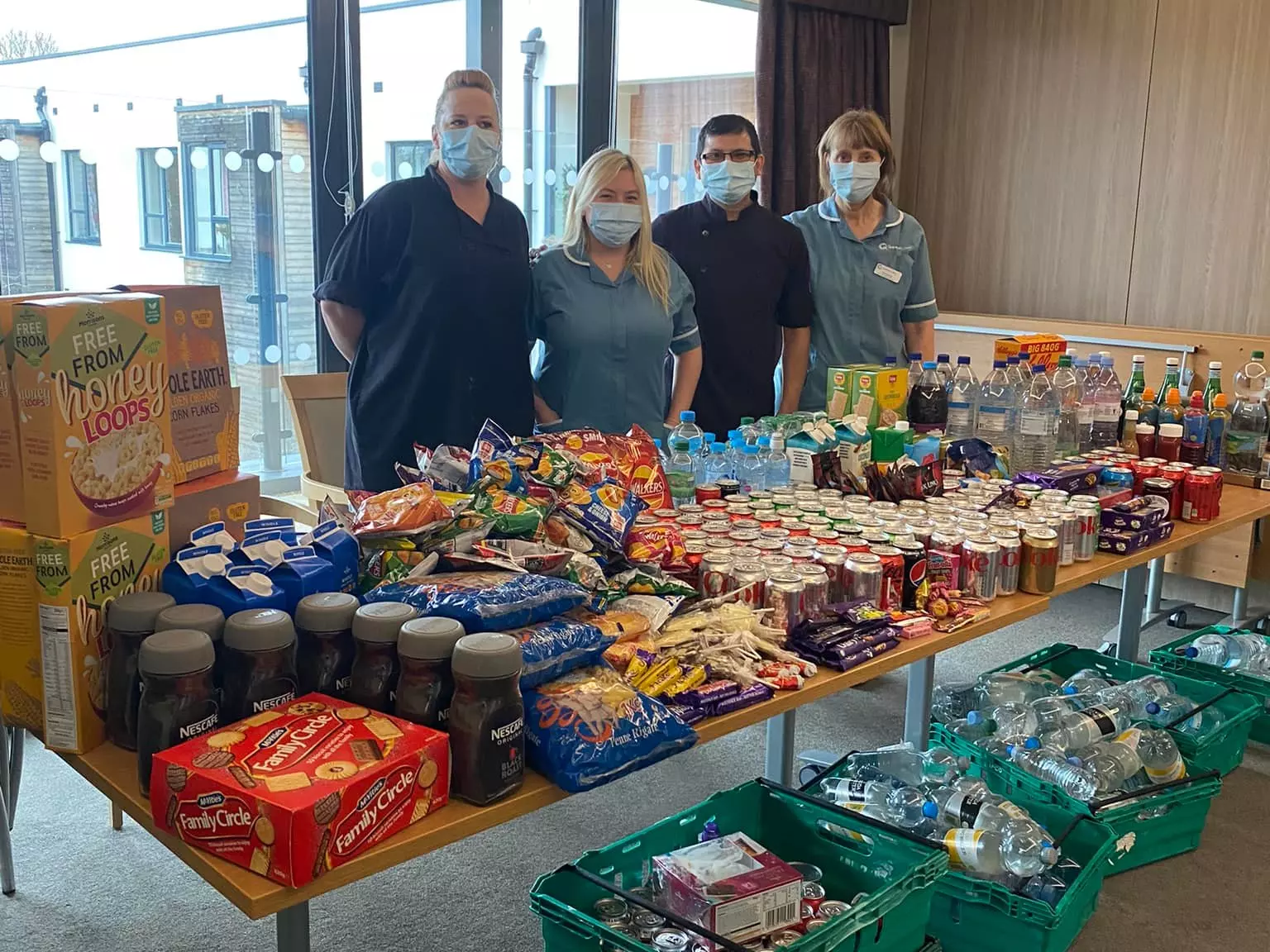Snacks Giving Snacks donation